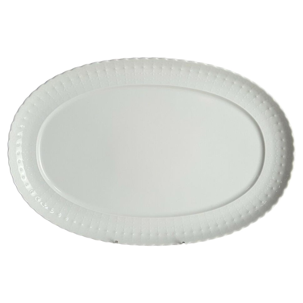 [458119630] Servierplatte Steakplatte 33x22,2 cm Tirschenreuth Mon Amie Weiß gebraucht - gut