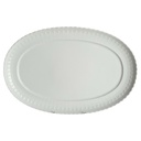 Servierplatte Steakplatte 33x22,2 cm Tirschenreuth Mon Amie Weiß gebraucht - gut