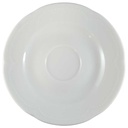 Untertasse für Kaffee 14,5 cm Graf von Henneberg Viktoria Weiß gebraucht - neuwertig
