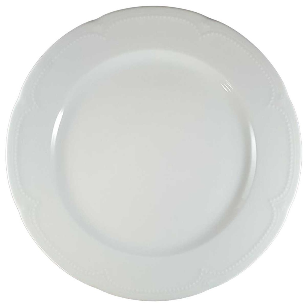 [45811976] Speiseteller Essteller 26 cm Graf von Henneberg Viktoria Weiß gebraucht - neuwertig