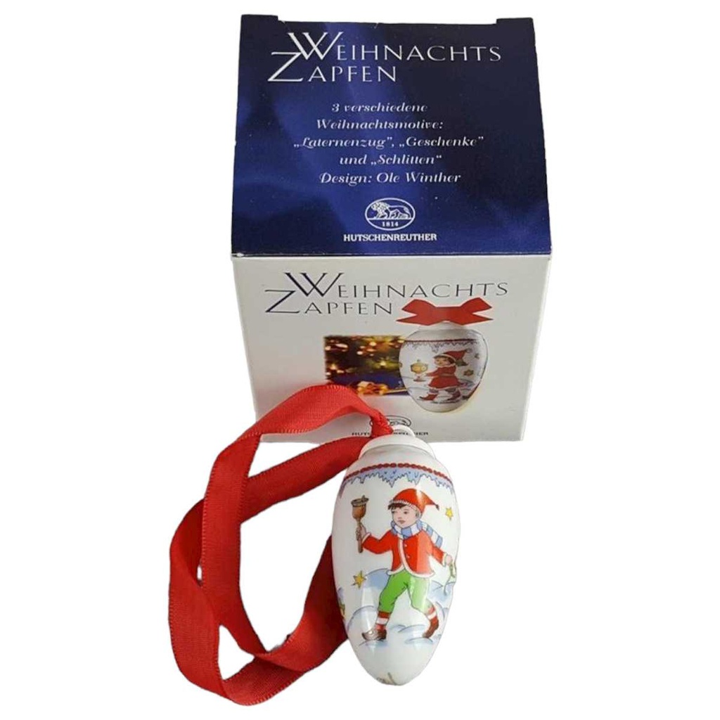 [458119783] Weihnachtszapfen mini Hutschenreuther gebraucht - sehr gut