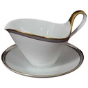 Sauciere 1tlg Heinrich Grazie Grauband Gold gebraucht - gut