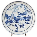Hutschenreuther Porzellan Wandteller Winterlandschaft D 19,8 cm