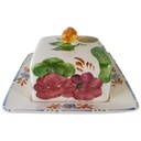 Butterdose Butterglocke Simpsons Ltd Chanticleer Ware Belle Fiore gebraucht - gut