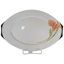 Servierplatte Speiseplatte Fleischplatte Steakplatte 36x24,3 cm Villeroy & Boch Iris gebraucht - neuwertig