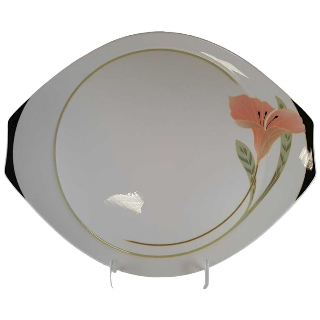 [45812048] Dessertteller Tortenplatte Kuchenplatte Tortenständer Villeroy & Boch Iris gebraucht - neuwertig