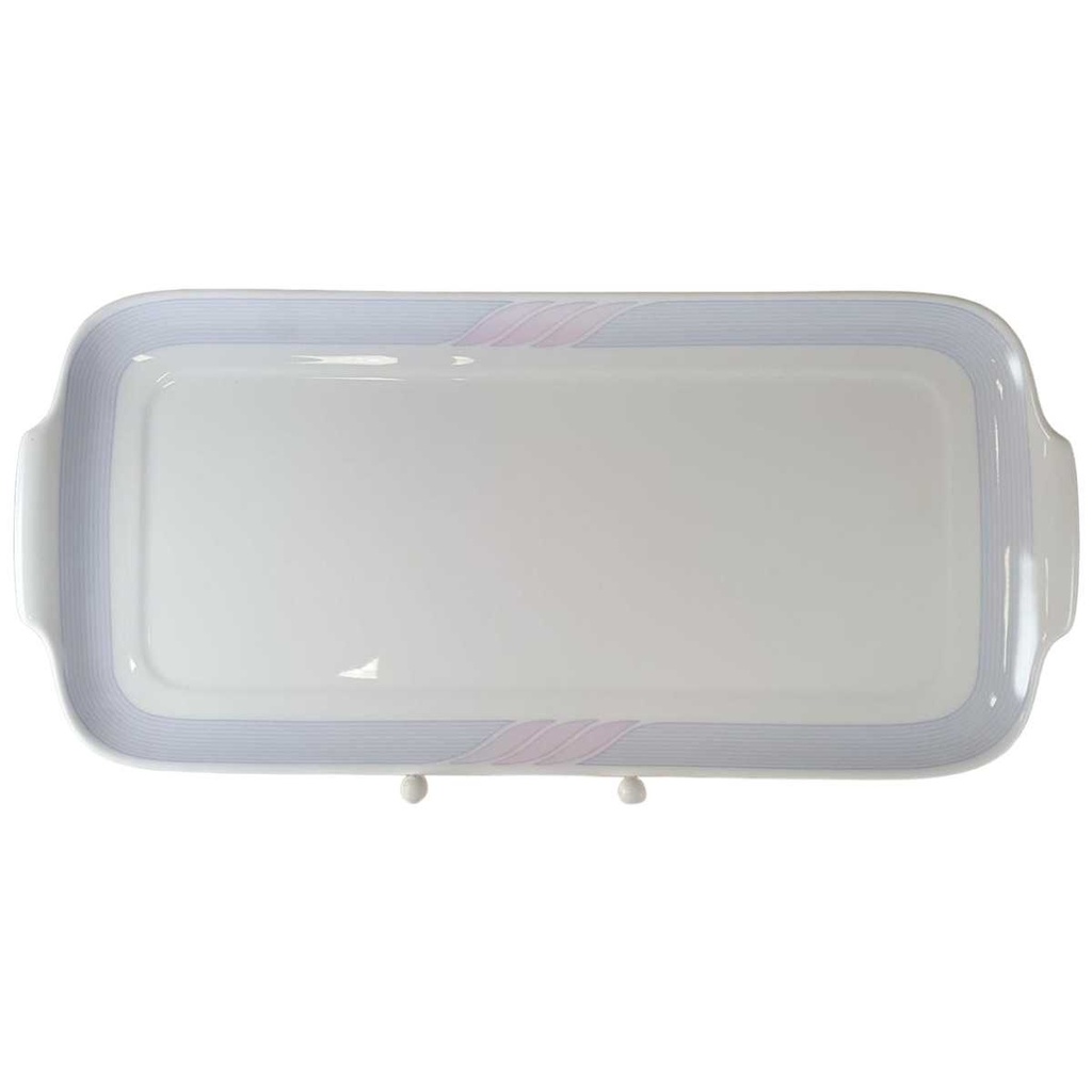 [45812118] Dessertteller Königskuchenplatte Tortenplatte Kuchenplatte Tortenständer 33x15,3 cm Villeroy & Boch Heinrich Bel Canto gebraucht - neuwertig