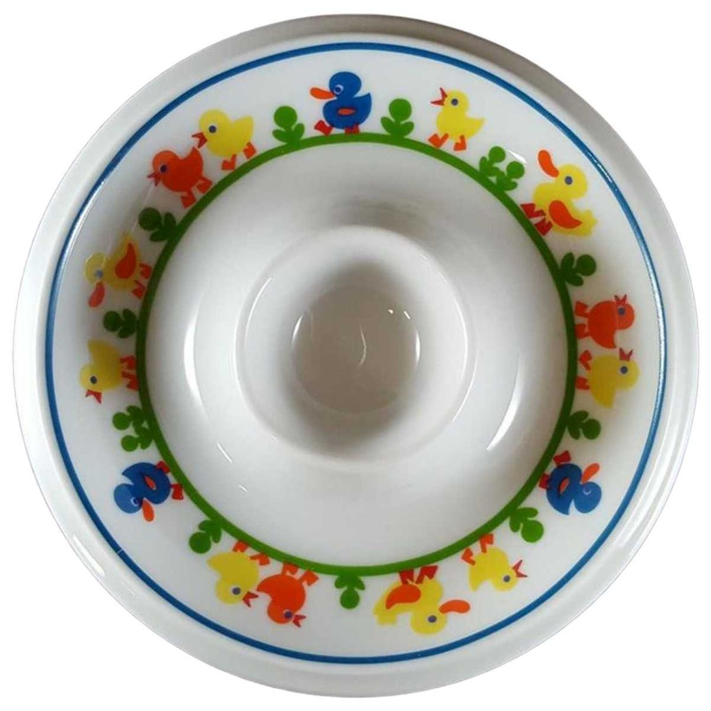 [45812131] Eierbecher mit Schalenablage Thomas Porzellan Brigitte Extra Motiv Enten gebraucht - neuwertig