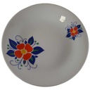 Suppenteller 22 cm Winterling Marktleuthen Blumenmotiv bunt gebraucht - gut