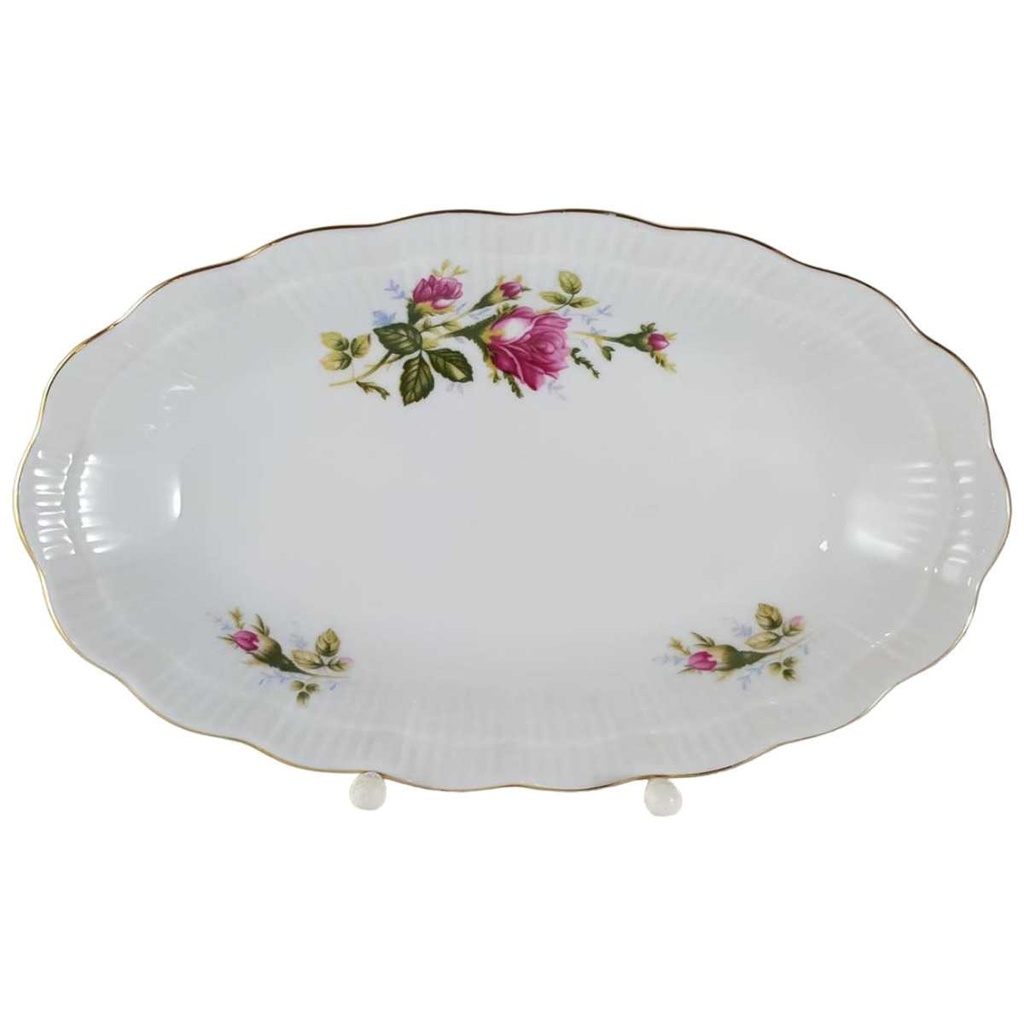 [45812197] Schale Goldrand Walbrzych Poland Relief Blumendekor Blumen gebraucht - sehr gut