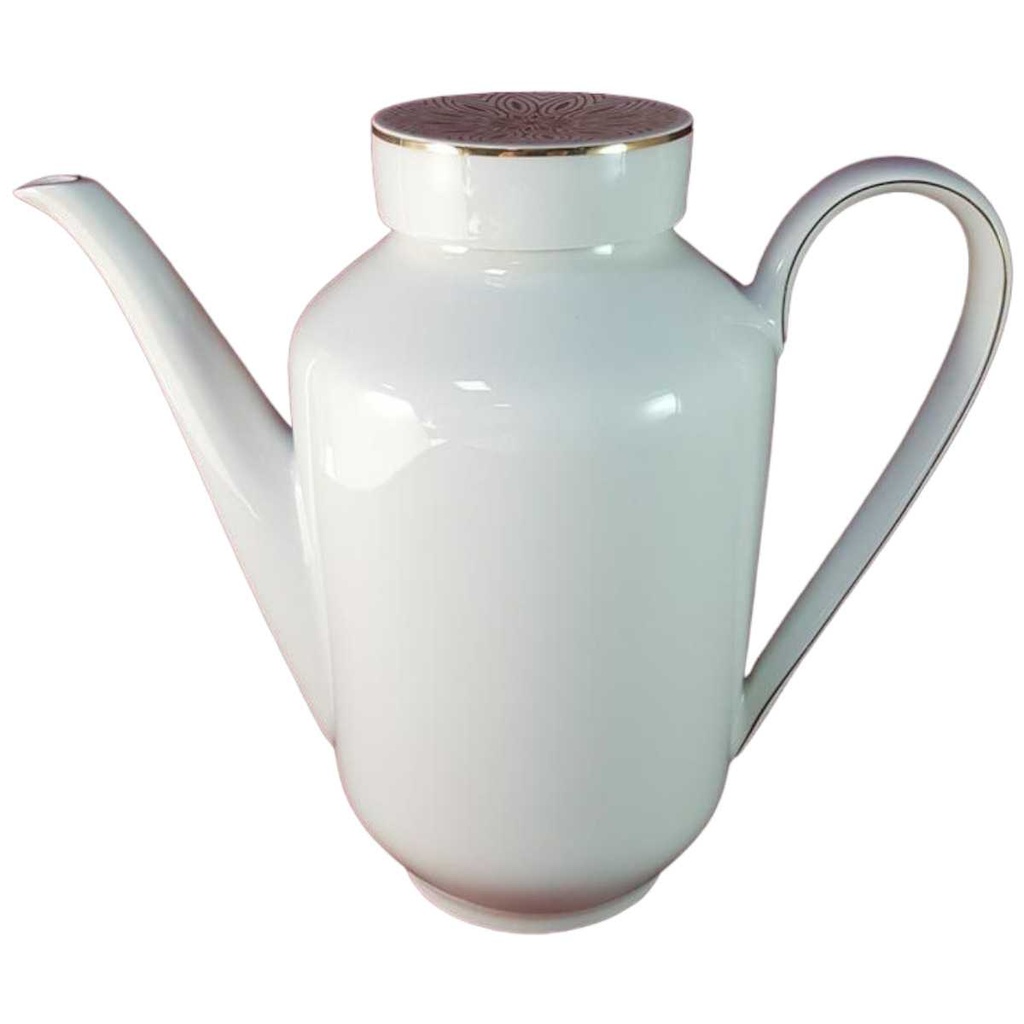 [45812198] Kaffeekanne Kanne Goldrand 1,35 L Arzberg Form 2200 2 mm gebraucht - sehr gut