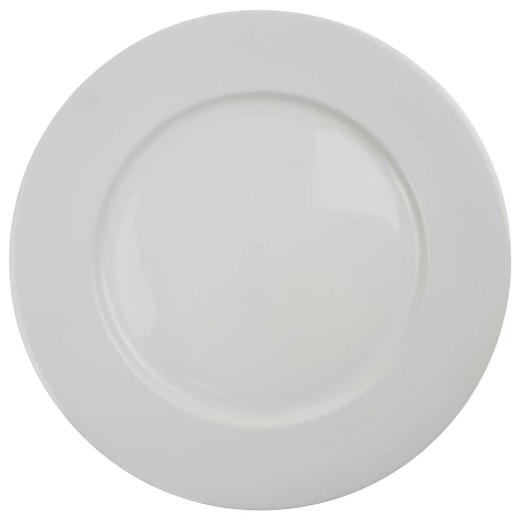 [45812234] Servierteller Gourmetteller 31 cm Dibbern Fine Bone China Weiß gebraucht - neuwertig