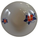 Schüssel Servierschüssel 23,8 cm Winterling Marktleuthen Blumenmotiv bunt gebraucht - sehr gut