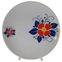 Kuchenteller Dessertteller Frühstücksteller 19,5 cm Winterling Marktleuthen Blumenmotiv bunt gebraucht - sehr gut
