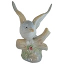 Porzellan Figur Skulptur Porcegama S.A. Valencia Vogel auf Ast H 18 cm