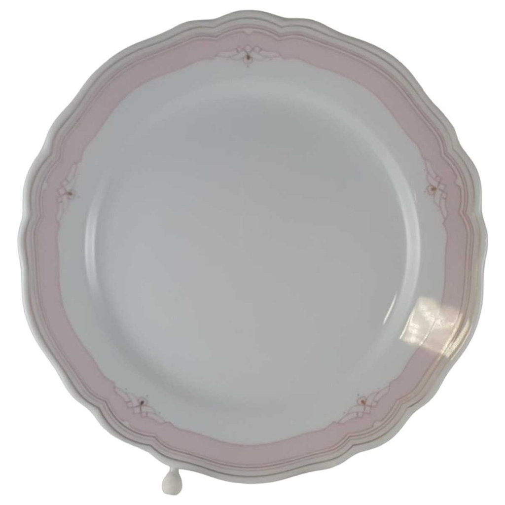 [45812322] Kuchenteller 19,7 cm Hutschenreuther Maria Theresia Windsor rosé gebraucht - sehr gut
