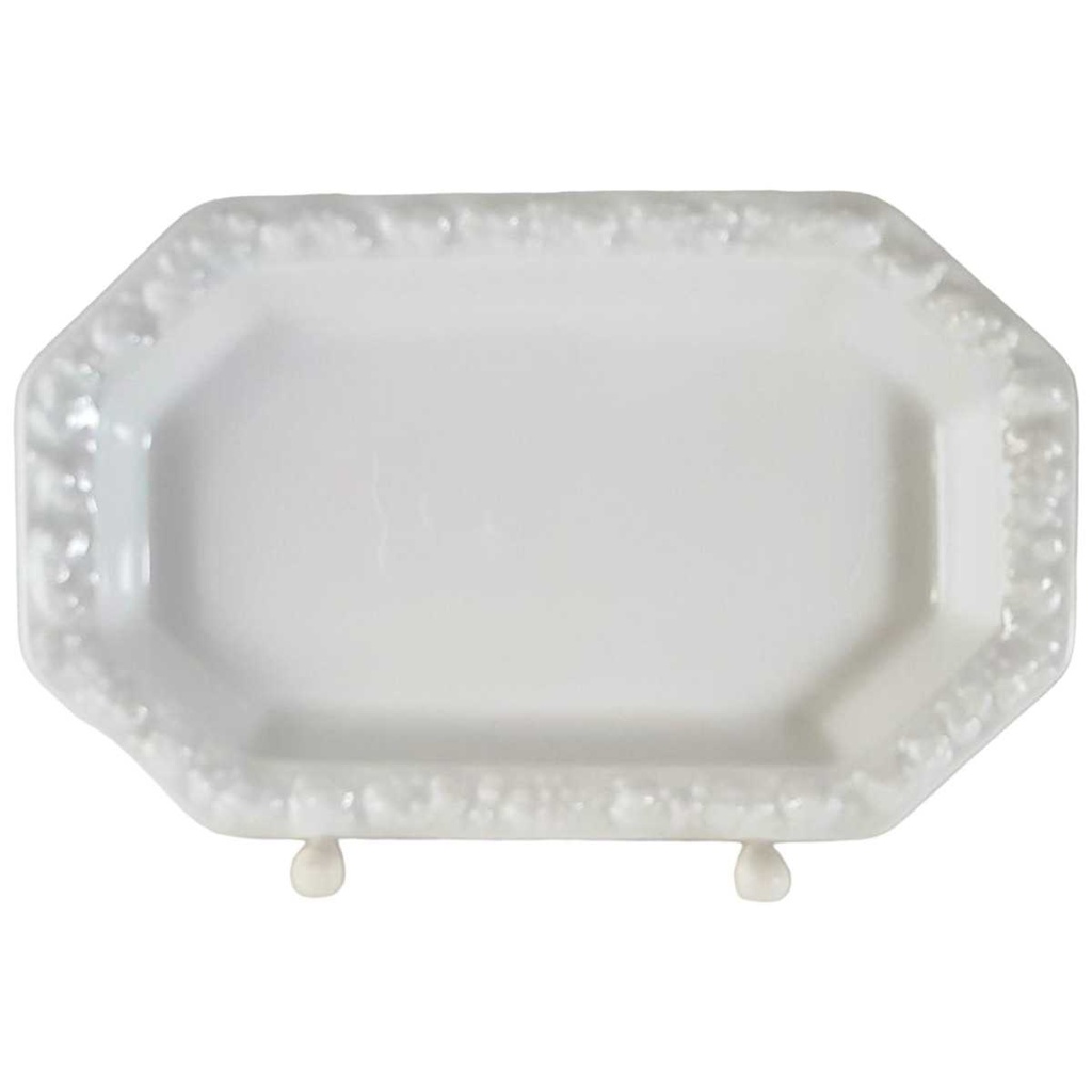 [45812343] Speiseplatte klein 16,5x10,4 cm Rosenthal Maria Weiß gebraucht - sehr gut