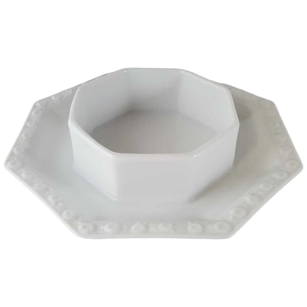 [45812346] Butterdose Butterglocke ohne Deckel Rosenthal Maria Weiß gebraucht - neuwertig