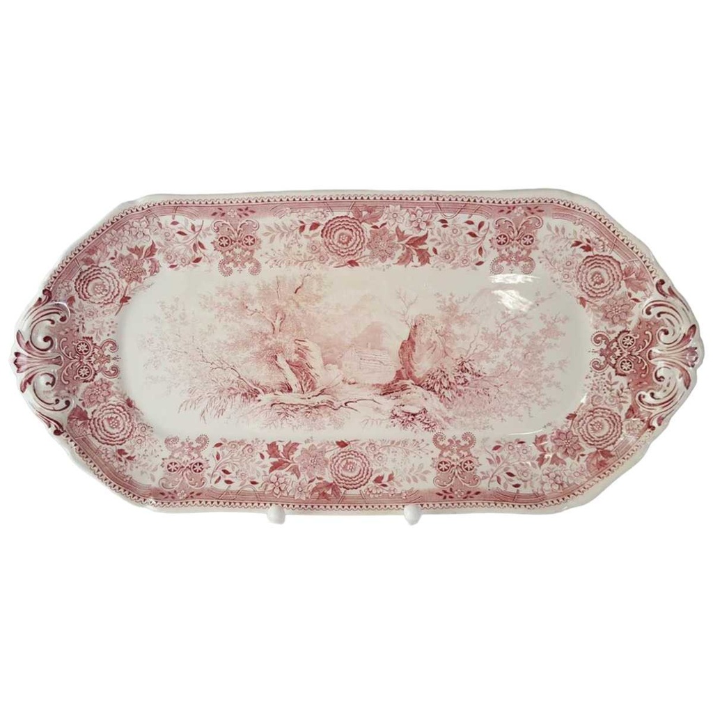 [4581235] Königskuchenplatte Villeroy & Boch Burgenland Rot gebraucht - akzeptabel