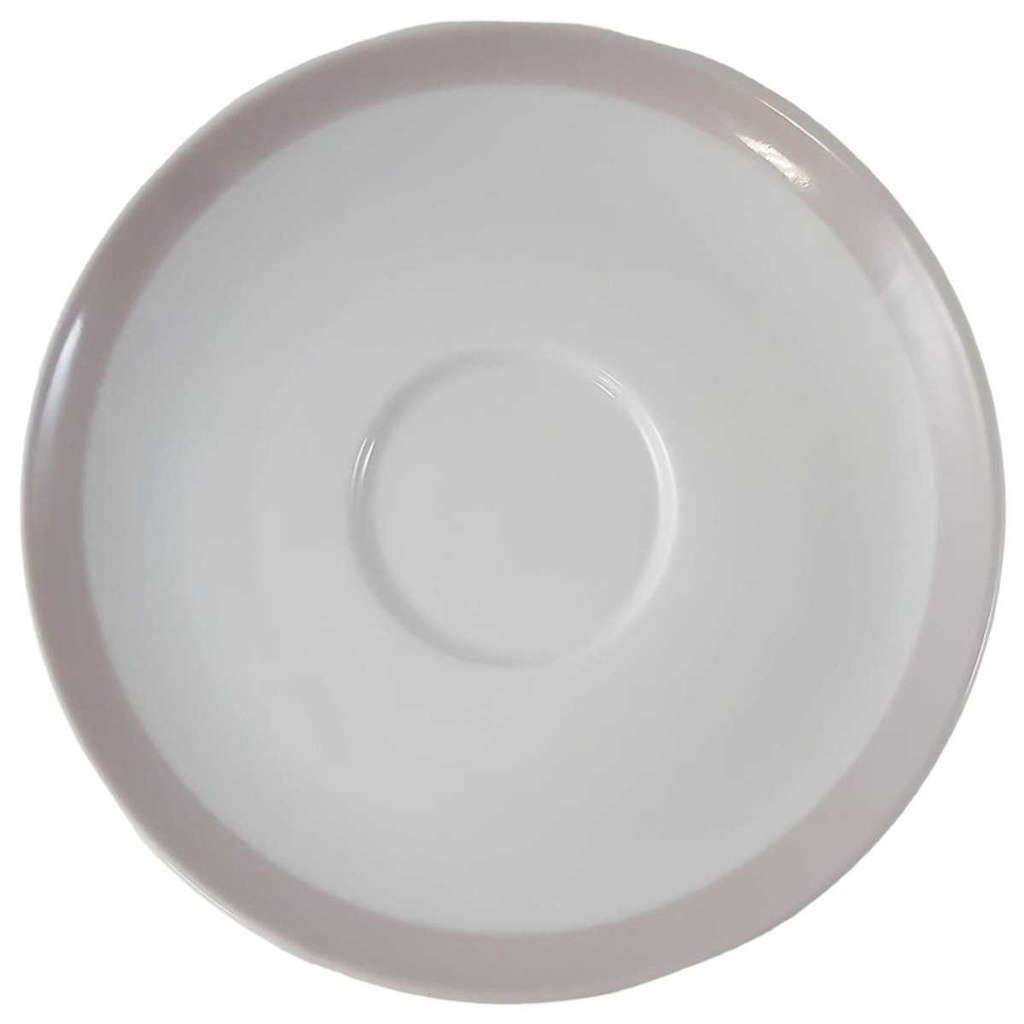 [45812368] Untertasse für Kaffee 14,4 cm Seltmann Weiden Vanille Rand Rosa gebraucht - neuwertig