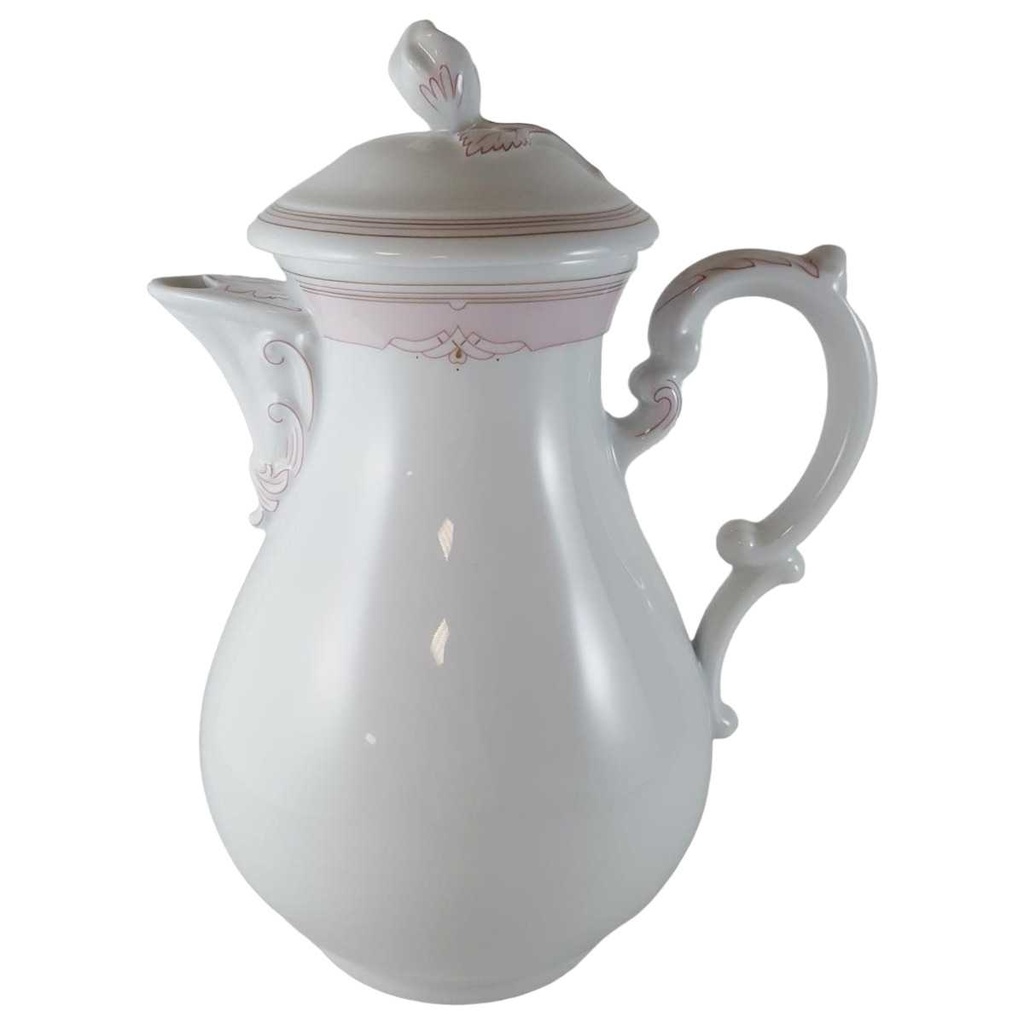 Kaffeekanne Kanne 1,3 L Hutschenreuther Maria Theresia Windsor rosé gebraucht - sehr gut