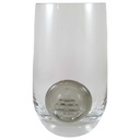Trinkglas Rosenthal Medaillon Transparent gebraucht - gut
