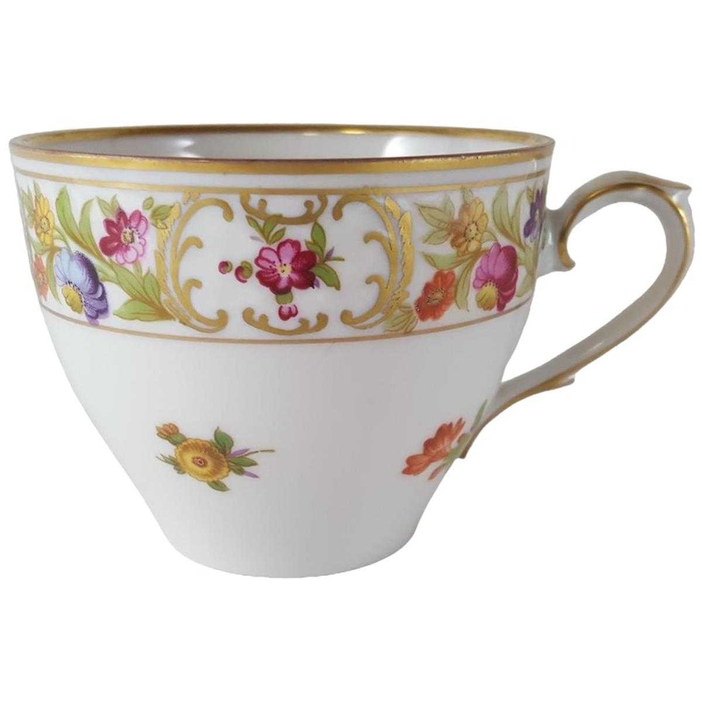 Kaffeetasse Tasse Schumann Arzberg Form Dresden Dresdner Blume Empress gebraucht - gut