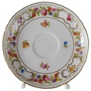 Untertasse für Kaffee 14,5 cm Schumann Arzberg Form Dresden Dresdner Blume Empress gebraucht - gut
