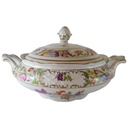 Terrine 1,25 L Schumann Arzberg Form Dresden Dresdner Blume Empress gebraucht - sehr gut