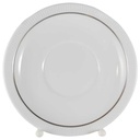 Untertasse für Kaffee Goldrand 15,2 cm Arzberg Form 2075 Secunda gebraucht - gut