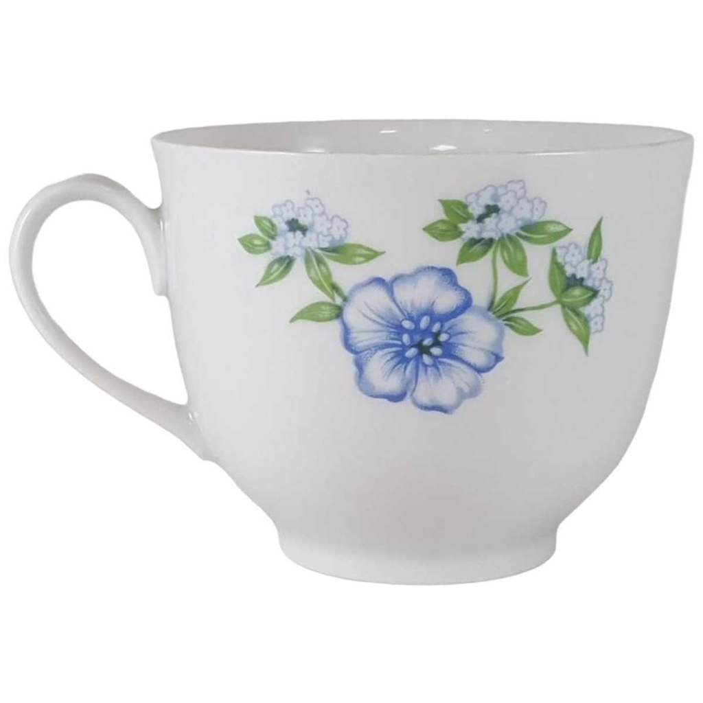 [45812499] Kaffeetasse Tasse Winterling Kirchenlamitz Blumendekor blau grün Blumen gebraucht - sehr gut