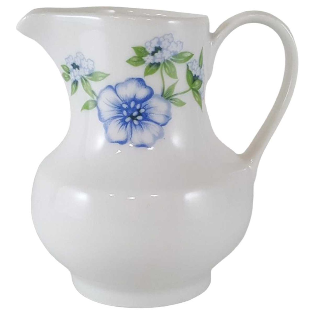 Milchkännchen Winterling Kirchenlamitz Blumendekor blau grün Blumen gebraucht - sehr gut