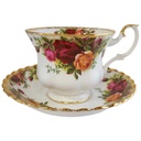 Teetasse Tasse Kaffeetasse/Teetasse mit Untertasse Royal Albert Old Country Roses