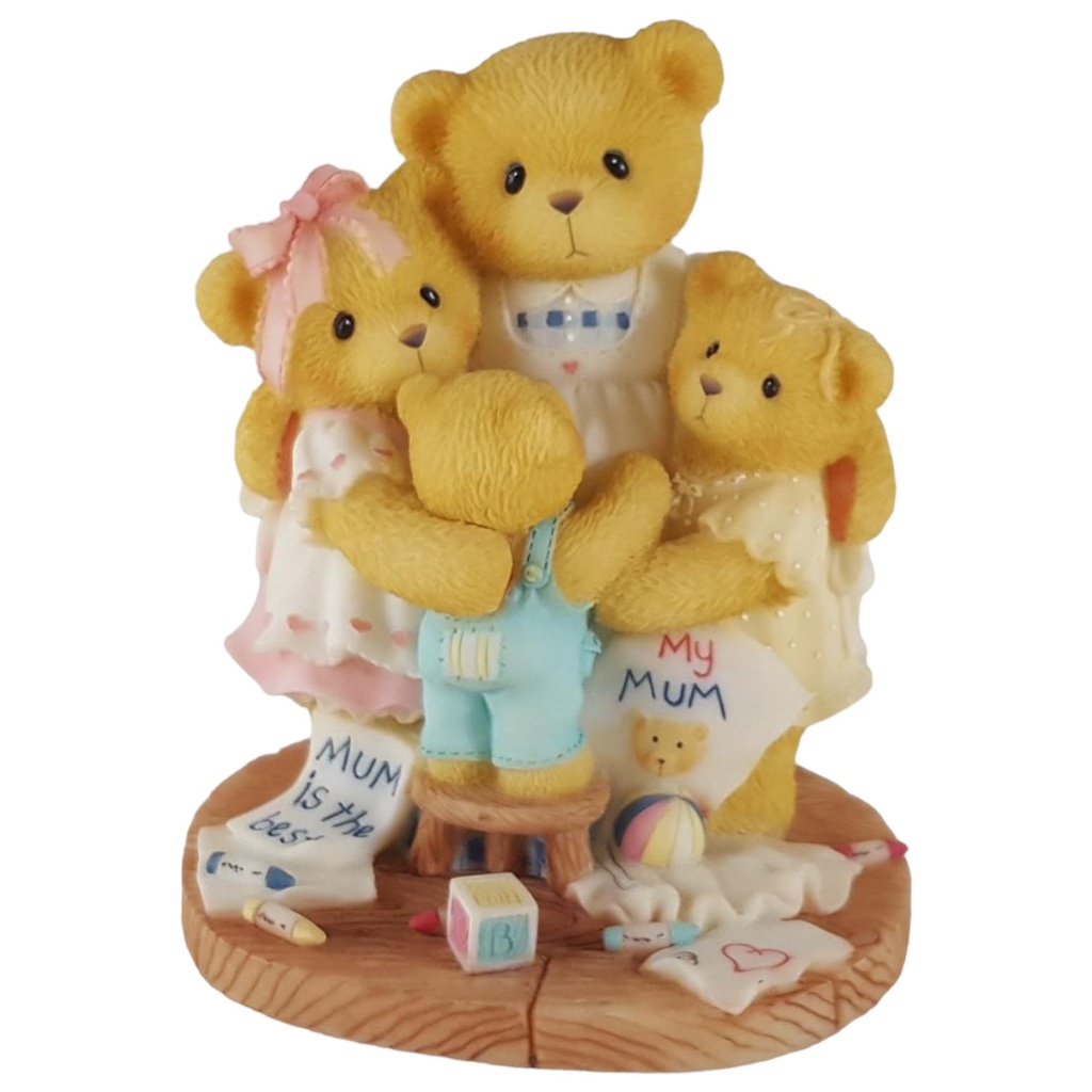 Figur Cherished Teddies Katie, Renee, Jessica und Matthew i´m Surrounded By Hugs 1998 gebraucht - sehr gut