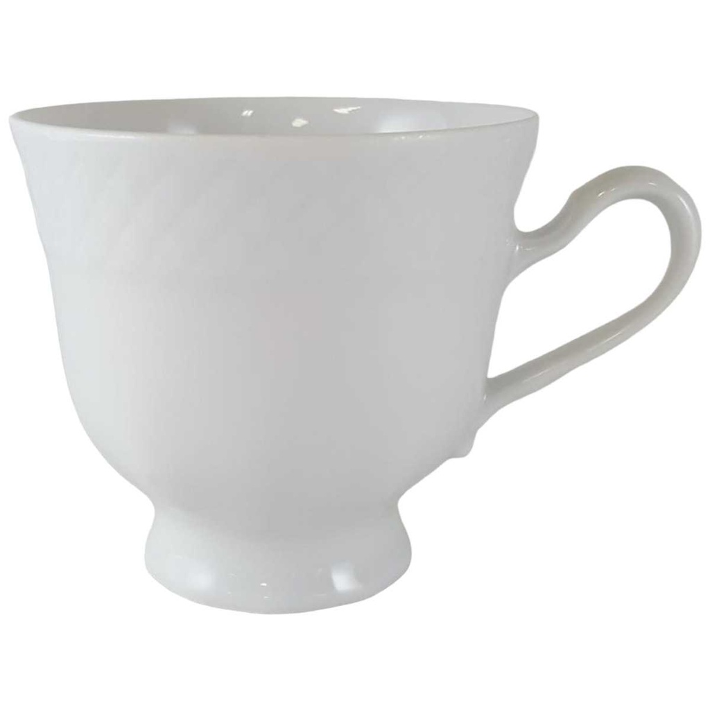 [45812646] Kaffeetasse Tasse Eschenbach La Reine Form 800 Weiß gebraucht - sehr gut