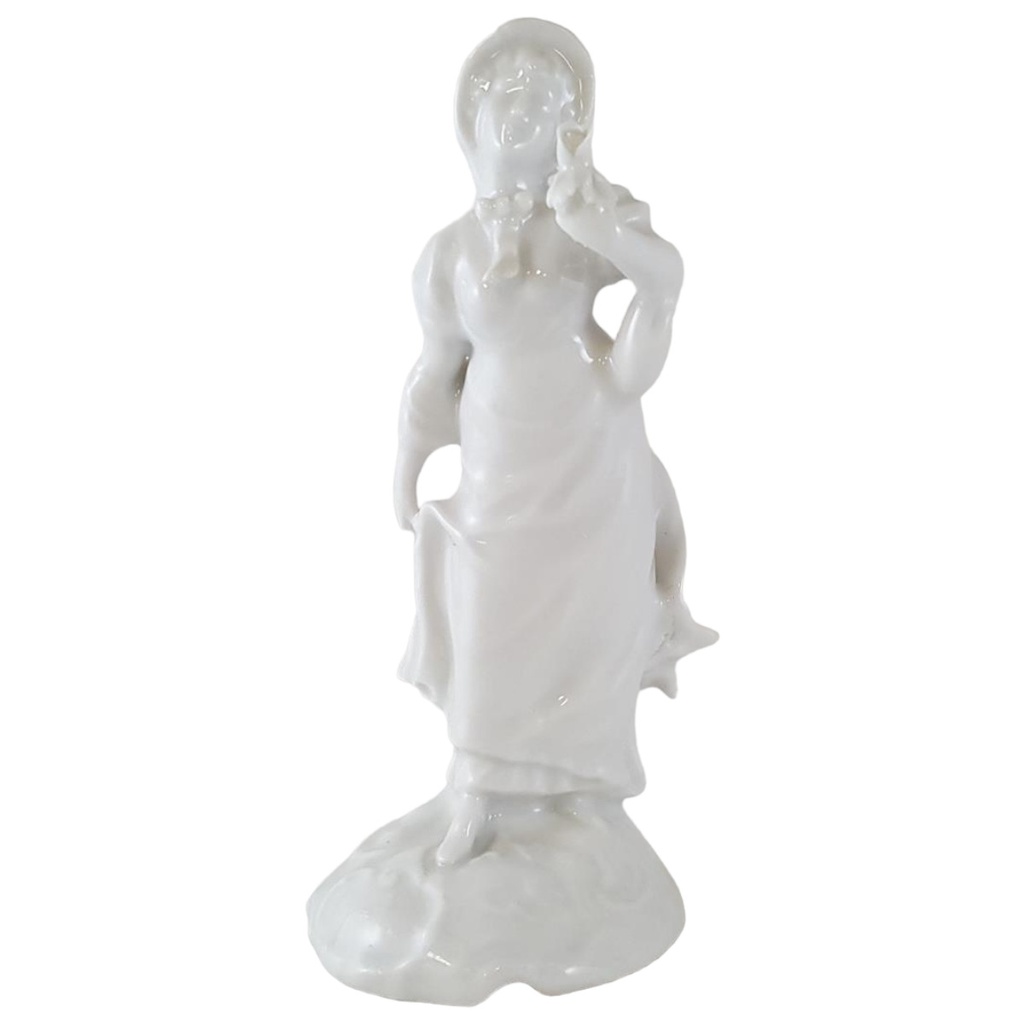 [45812651] Lindner Porzellan Figur Rosalinde weiß H 13,6 cm