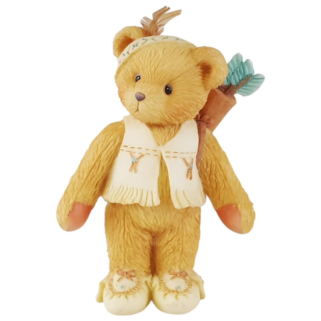 [45812664] Figuren Cherished Teddies Wyatt I´m Called Little Running Bear 1994 gebraucht - sehr gut