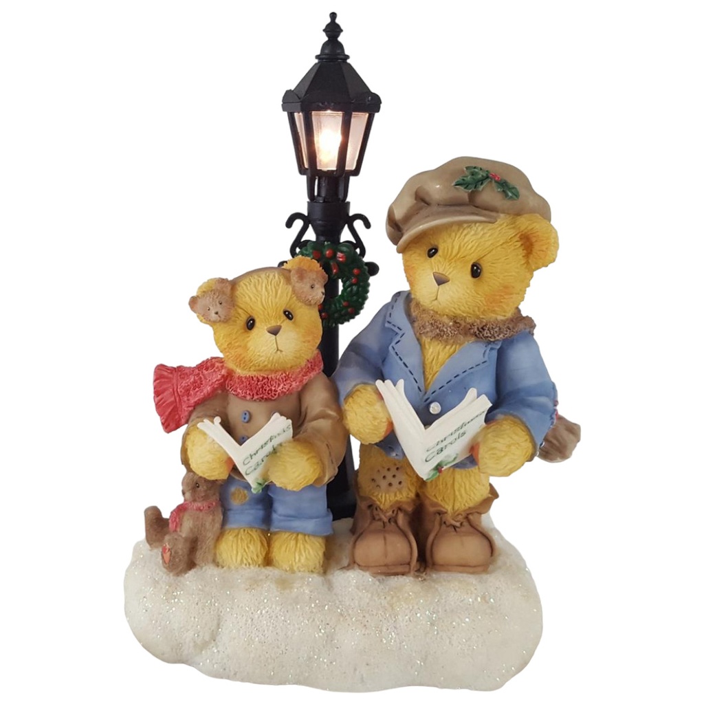 [45812686] Figur Cherished Teddies John And William When Friends Meet, Hearts Warm 1999 gebraucht - sehr gut