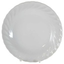 Suppenteller 23 cm Marienbad Ingres Weiss Wellenmuster gebraucht - akzeptabel