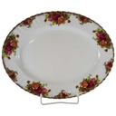 Fleischplatte 33x25,5 cm Royal Albert Old Country Roses gebraucht - gut