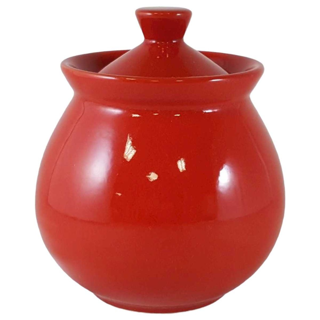[45812760] Zuckerdose Waechtersbach Fun Factory Polka Rot gebraucht - sehr gut