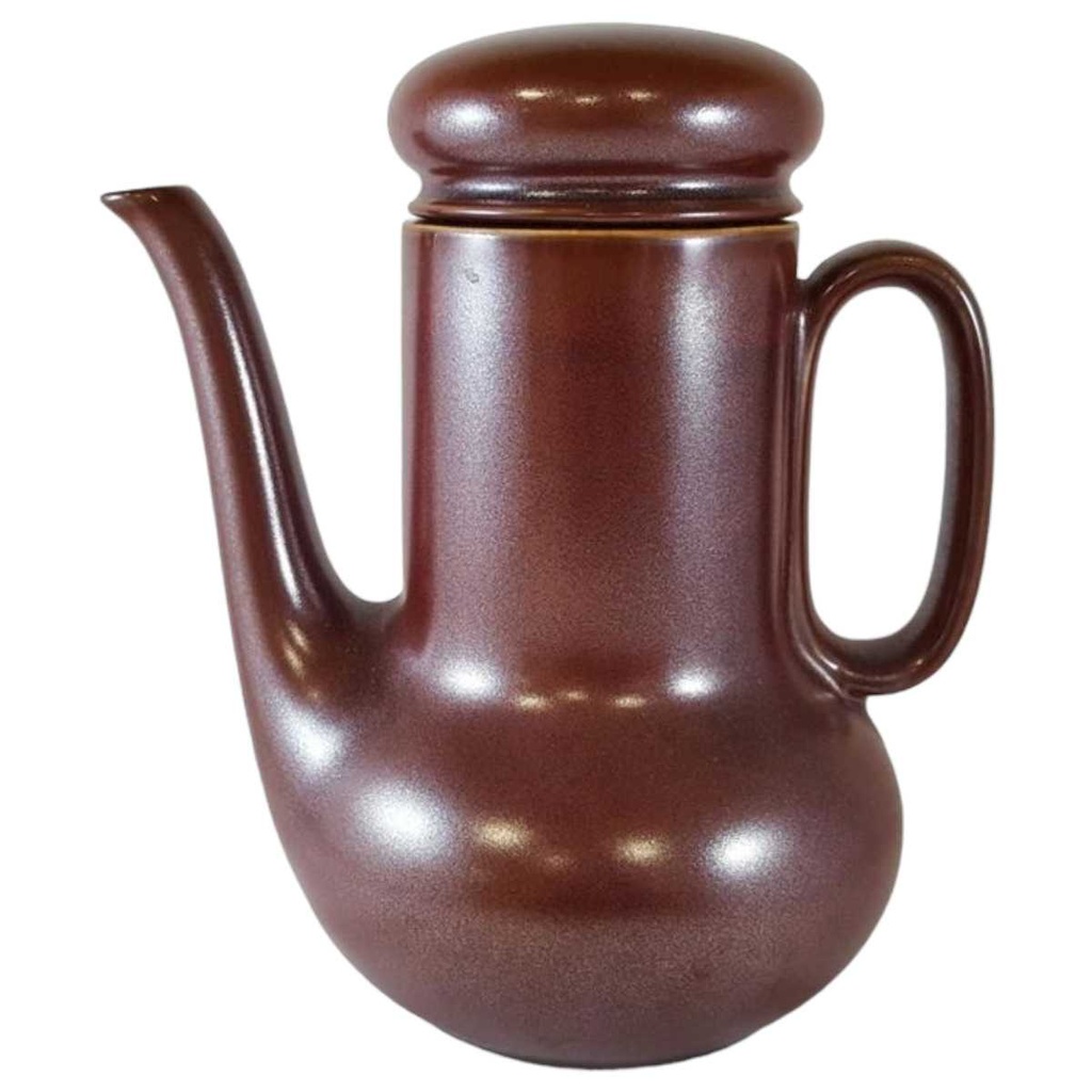 [45812779] Kaffeekanne Kanne 1,15 L Thomas Porzellan Kiruna Kombination braun gebraucht - sehr gut