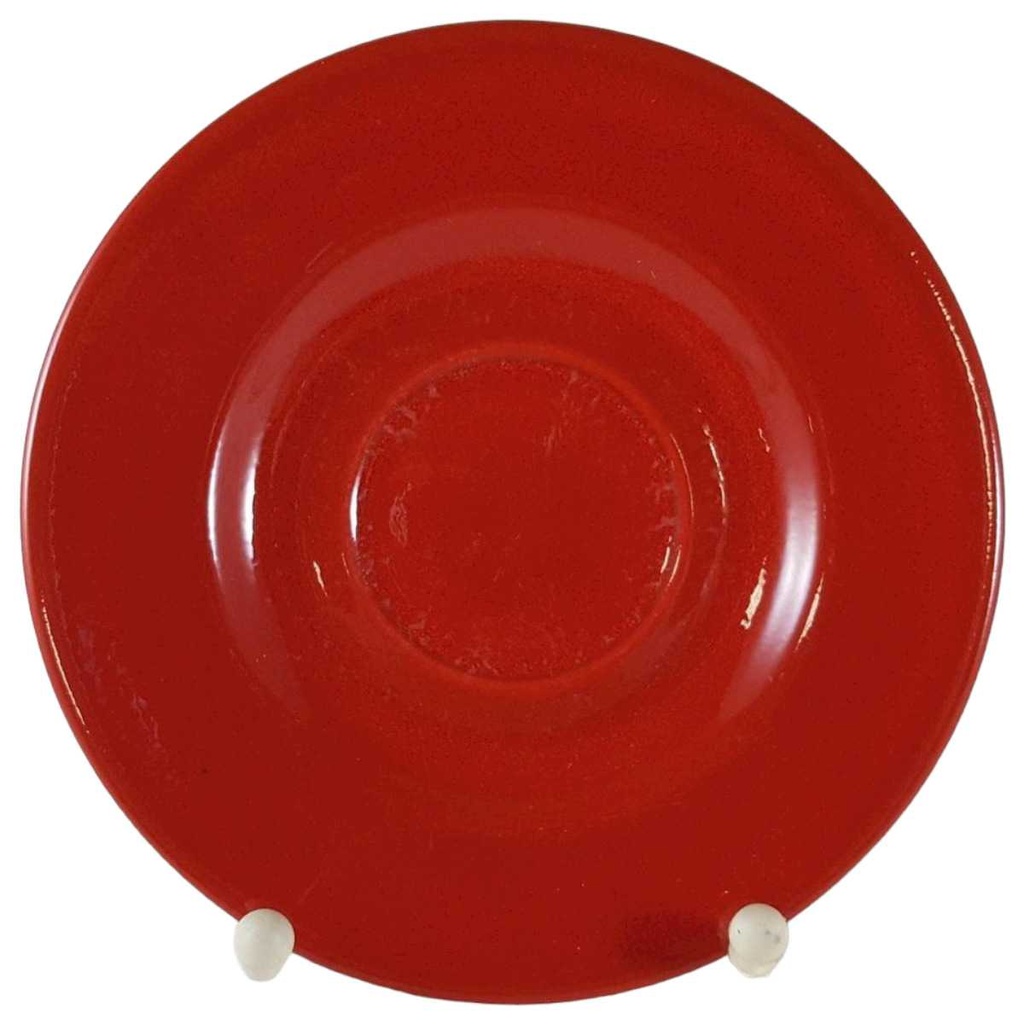 [45812787] Untertasse für Kaffee 16 cm Waechtersbach Fun Factory Polka Rot gebraucht - akzeptabel