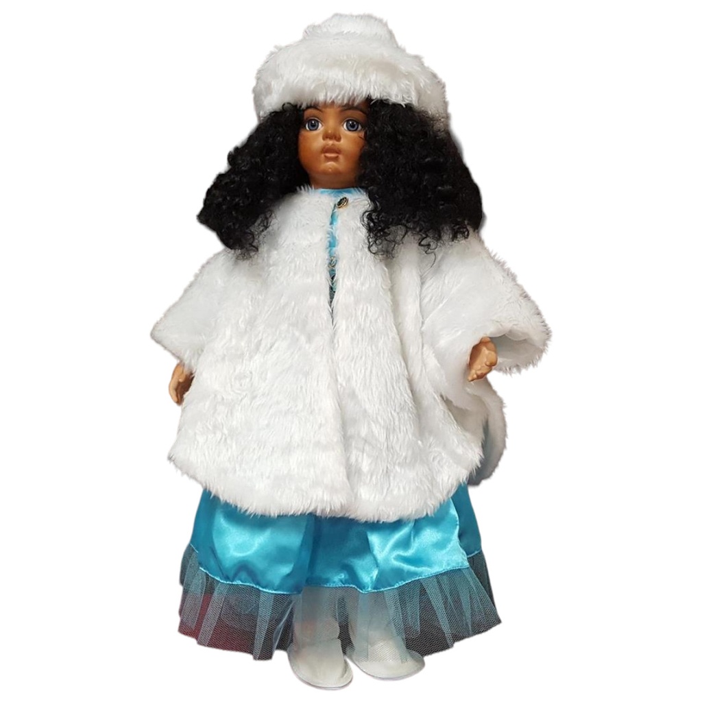 [45812808] Mulatto Bru Jne 11 Porzellankopfpuppe H 62 cm