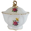 Gebäckdose Seltmann Vohenstrauss bunte Blumen Bonboniere D 16,8 cm