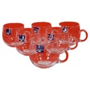 Leonardo 6xBowletasse Jubiläum Punch Becher H 7,5 cm