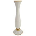 Vase Goldrand 29 cm Lindner Porzellan Weiß Bavaria gebraucht - defekt