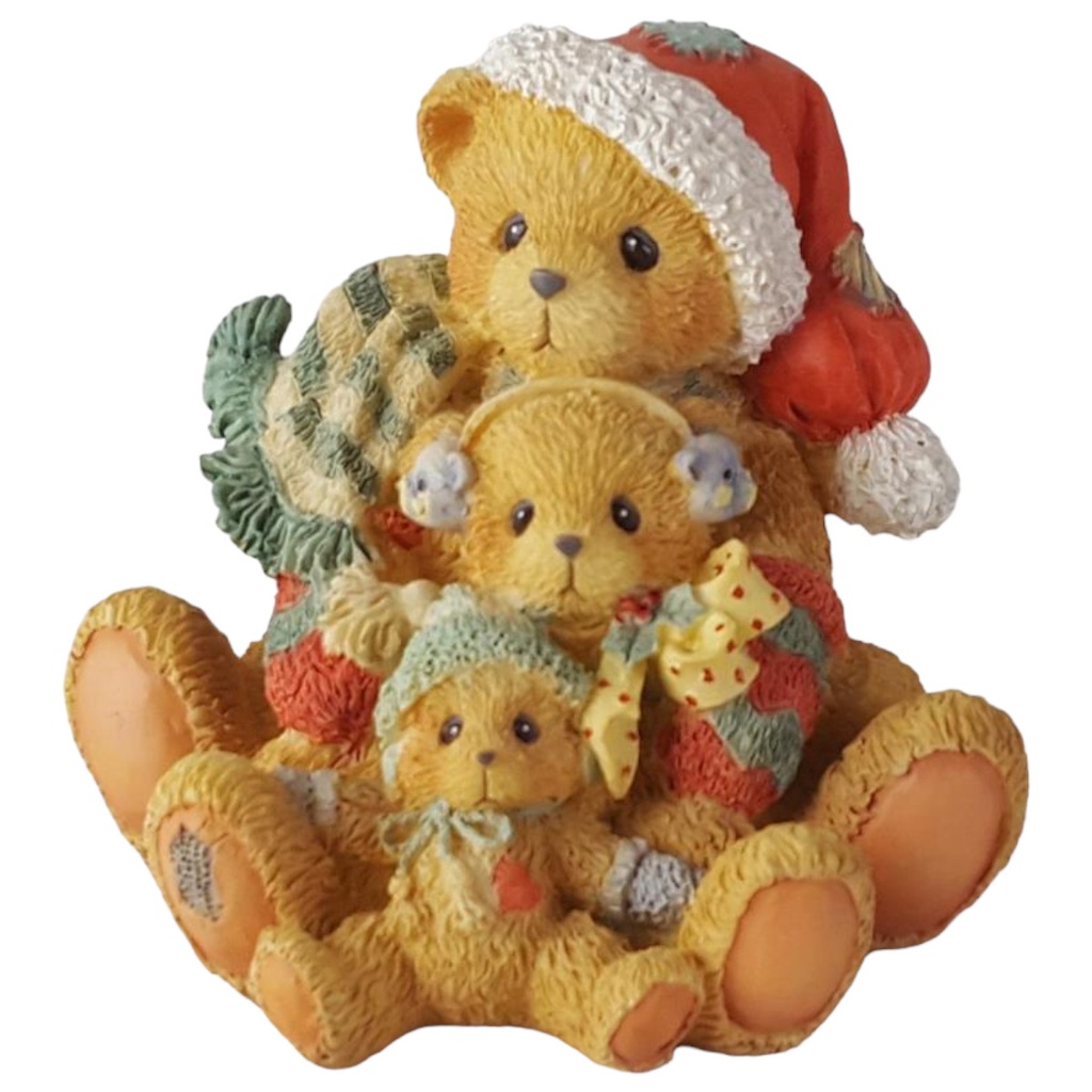 [45812859] Figur Cherished Teddies Theodore Samantha & Tyler Friendship Weathers All Storms 1992 gebraucht - sehr gut