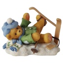 Figur Cherished Teddies Spencer I´m Head Over Skis For You 1997 gebraucht - sehr gut
