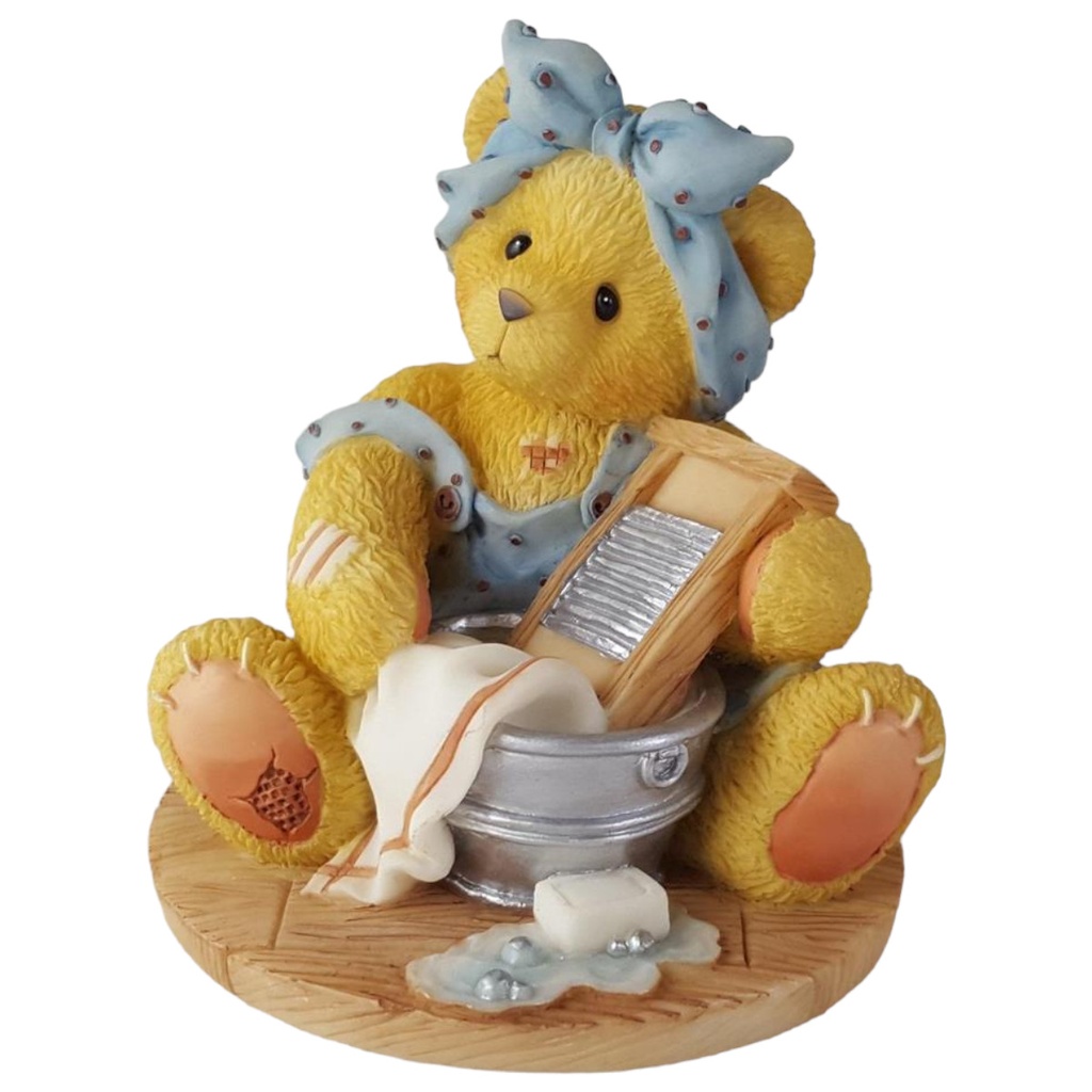 Figur Cherished Teddies Jane I'm All Washed Up Without You 1998 gebraucht - sehr gut